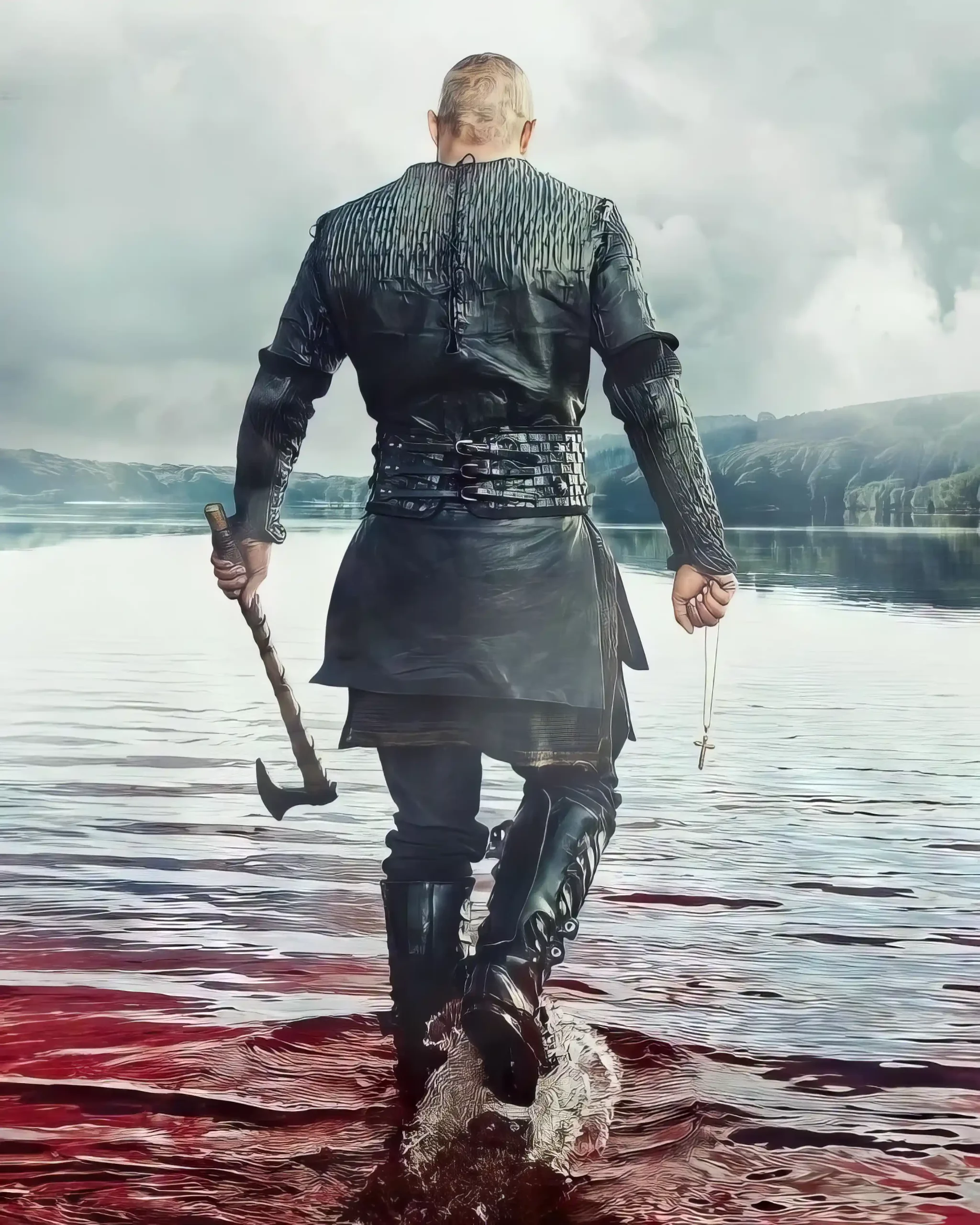 متال پوستر رگنار Ragnar از سریال وایکینگ ها Vikings