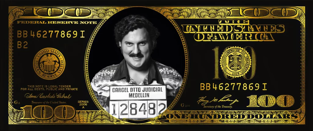 متال پوستر پابلو اسکوبار pablo escobar