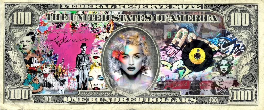 متال پوستر دلار dollar