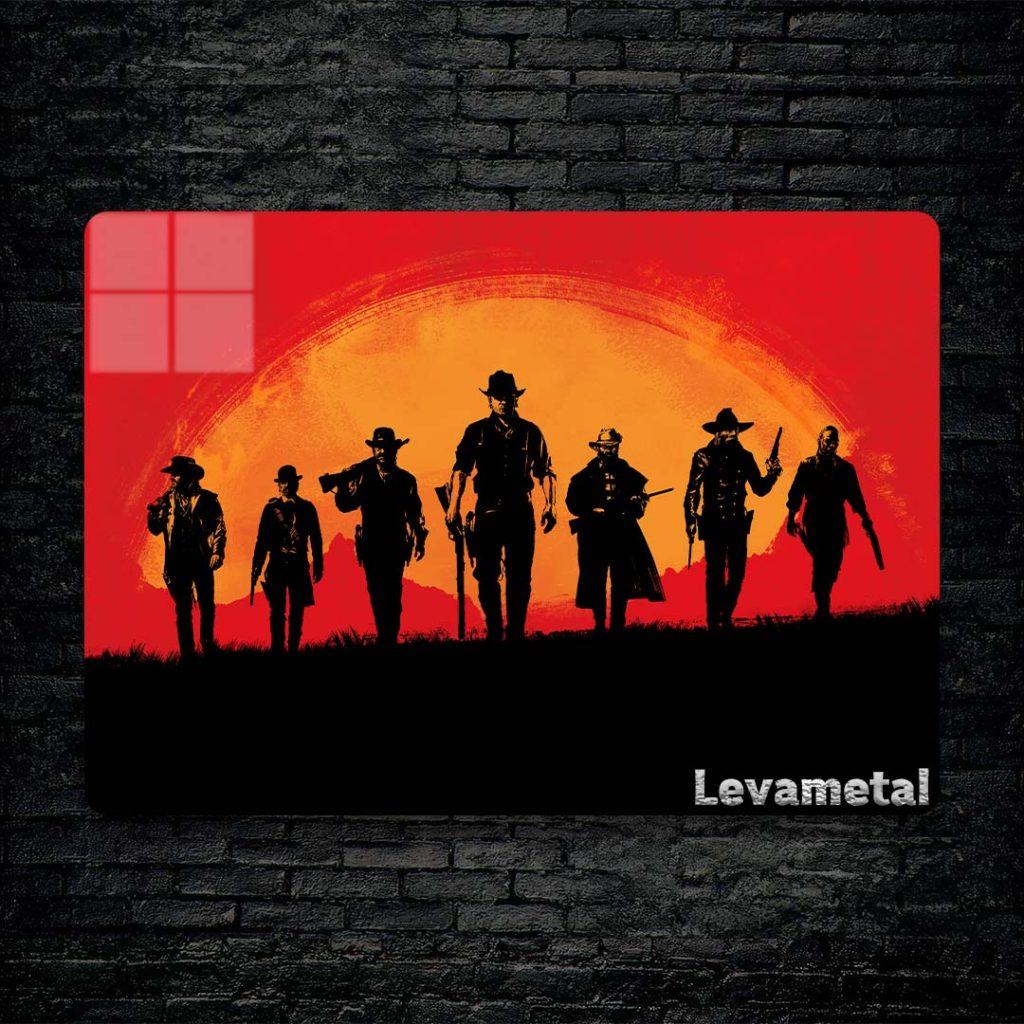 متال پوستر Red dead Redemption