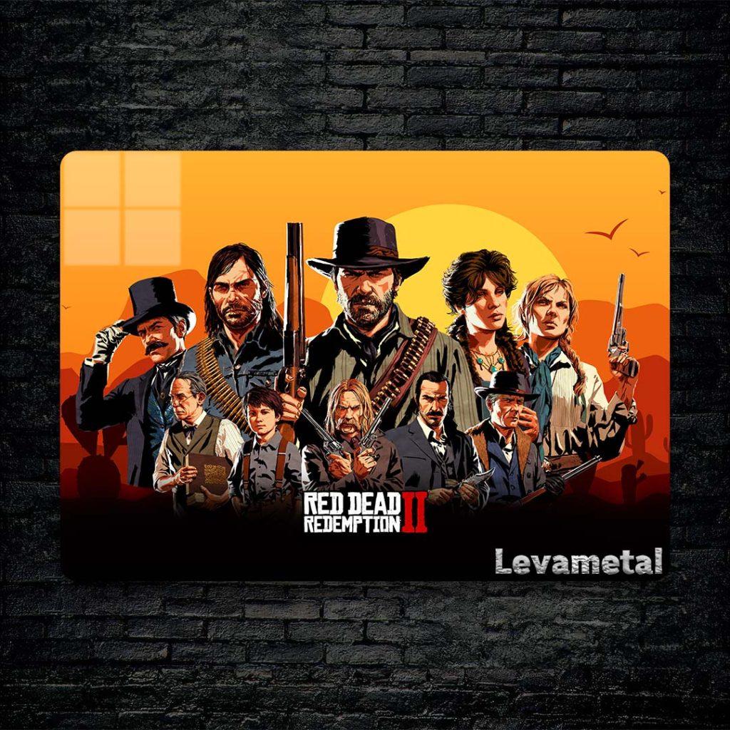 متال پوستر red dead redemption