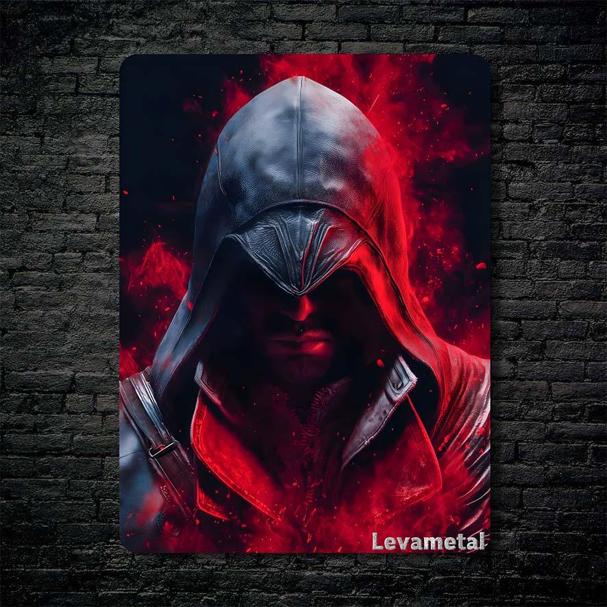 Mockup Black Brick A-722 30X30 -Recovered متال پوستر اساسینز کرید assasins creed