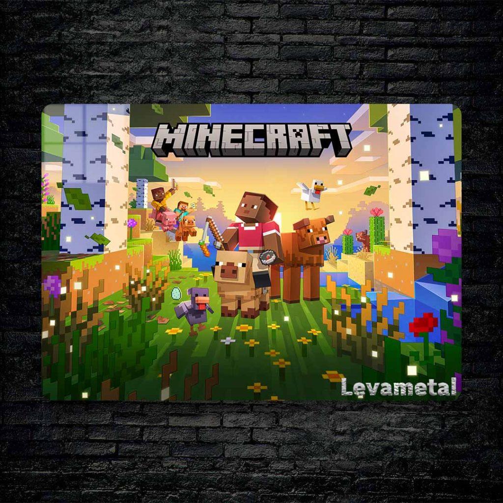 متال پوستر ماینکرفت Minecraft