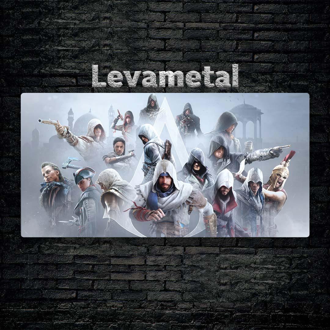 black Brick wall Ofoghi A-671 30X60 متال پوستر اساسینز کرید assasins creed