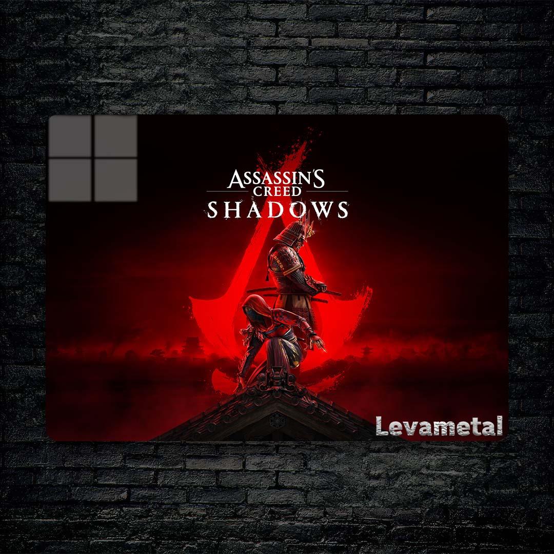 black Brick wall Ofoghi A-676 30X30 متال پوستر اساسینز کرید assasins creed