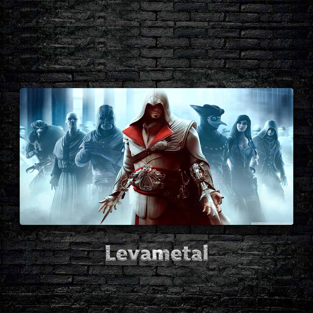 black Brick wall Ofoghi A-694 30X60 متال پوستر اساسینز کرید assasins creed