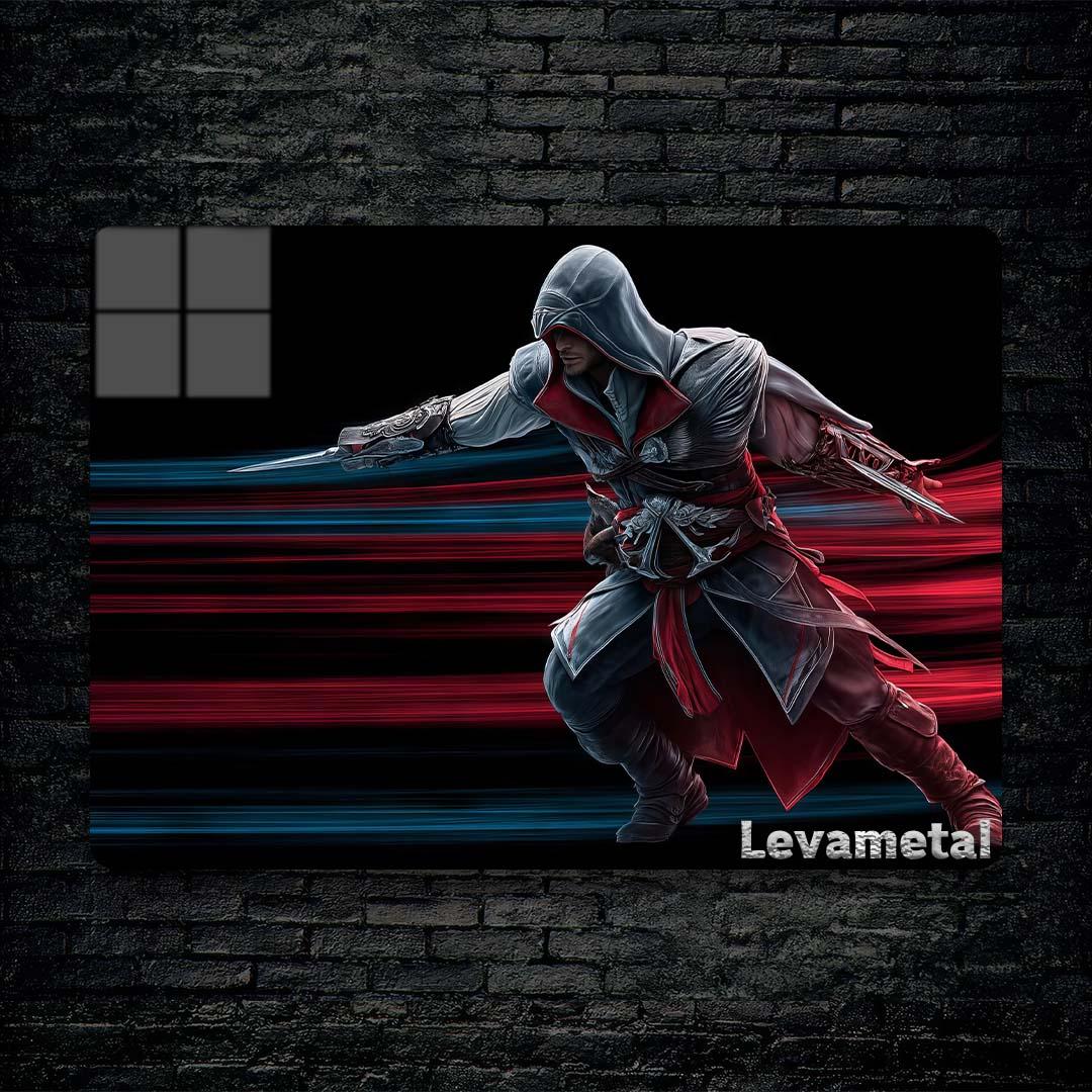 black Brick wall Ofoghi A-708 30X30 متال پوستر اساسینز کرید assasins creed