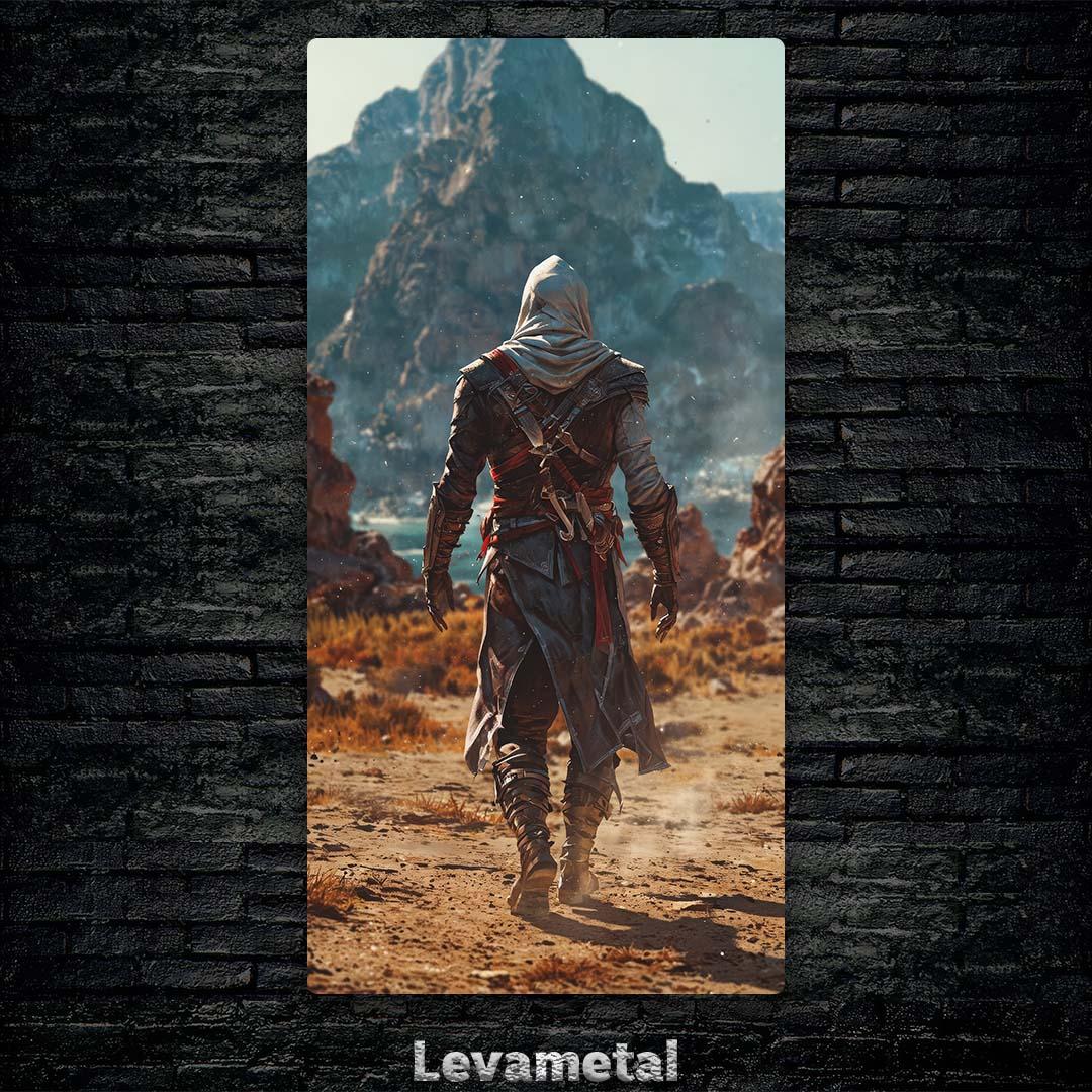 black Brick wall amodi A-717 30X60 متال پوستر اساسینز کرید assasins creed