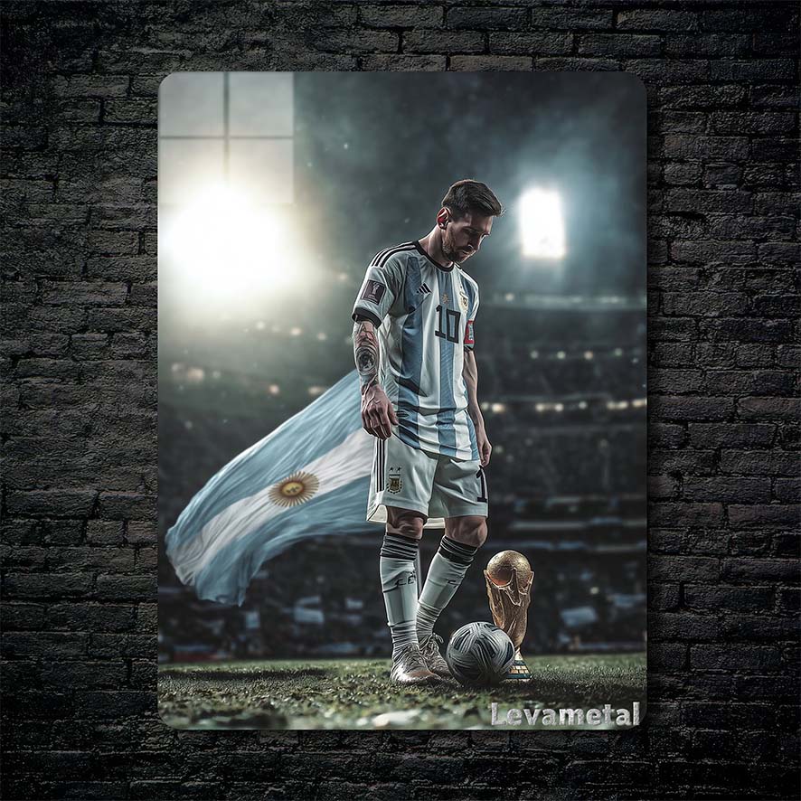 متال پوستر مسی Messi