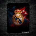 متال پوستر لوگو تیم رئال مادرید Real Madrid
