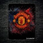 متال پوستر لوگو تیم منچستر یونایتد Manchester United