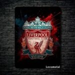 متال پوستر لوگو تیم لیورپول Liverpool