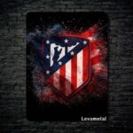 متال پوستر لوگو تیم اتلتیکو مادرید Atletico Madrid