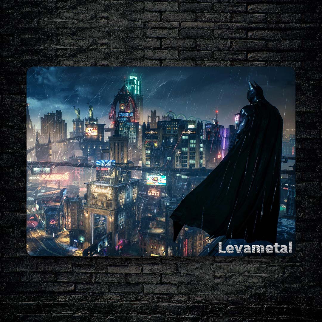 black Brick wall Ofoghi A-784 30X30 متال پوستر بت من Batman