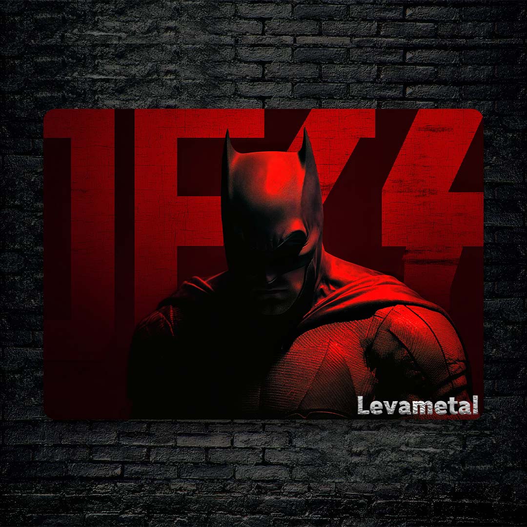 black Brick wall Ofoghi A-825 30X30 متال پوستر بت من Batman