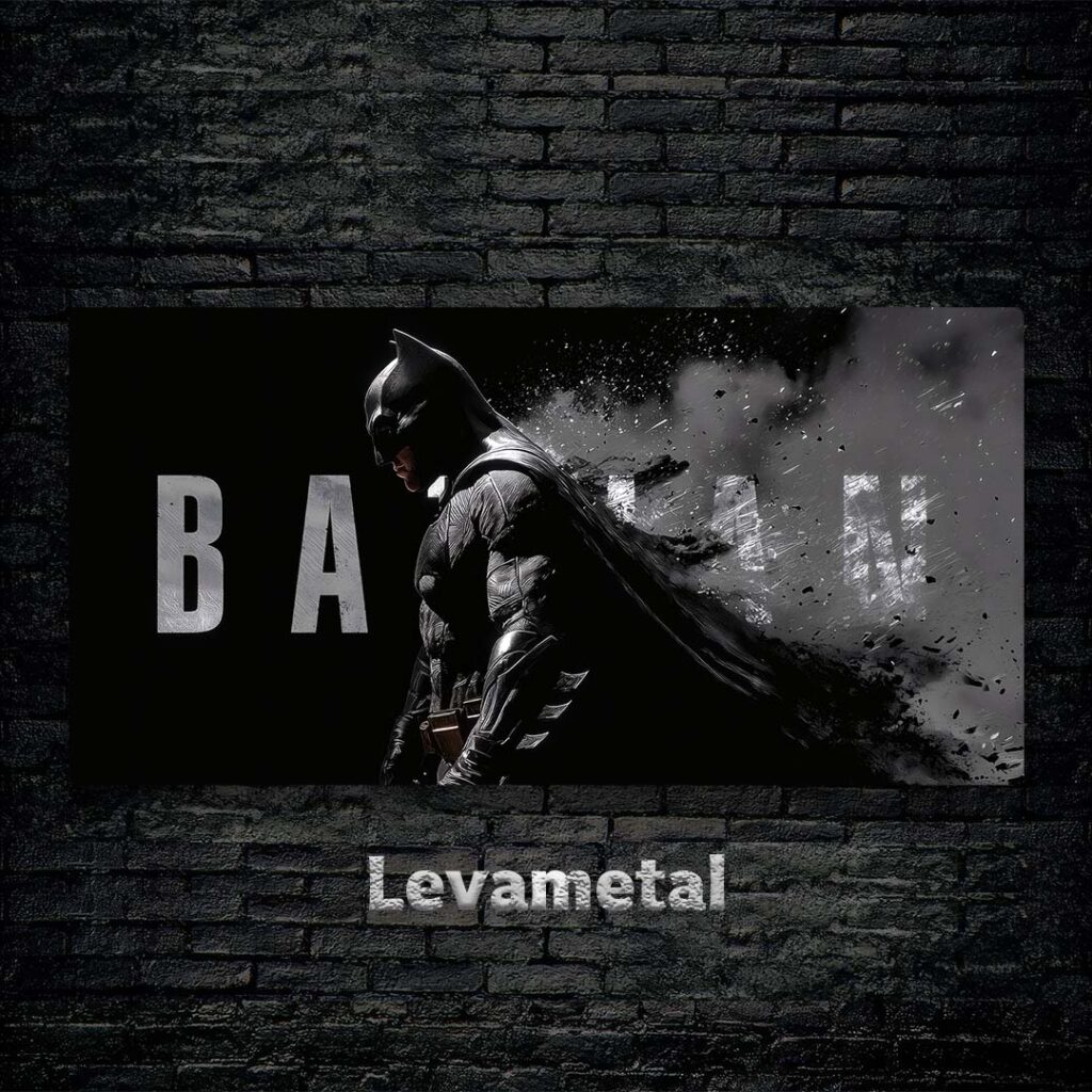 متال پوستر بت من Batman