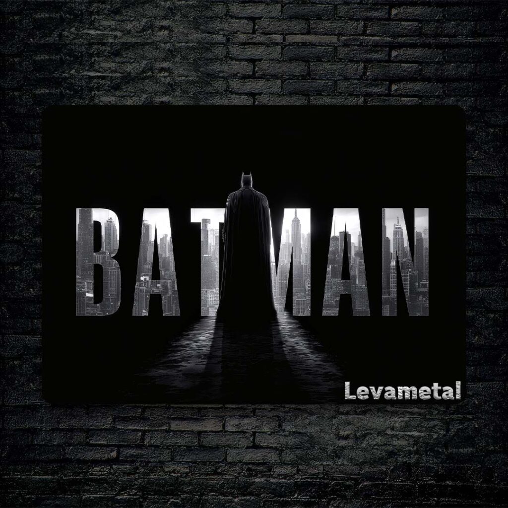 متال پوستر بت من Batman