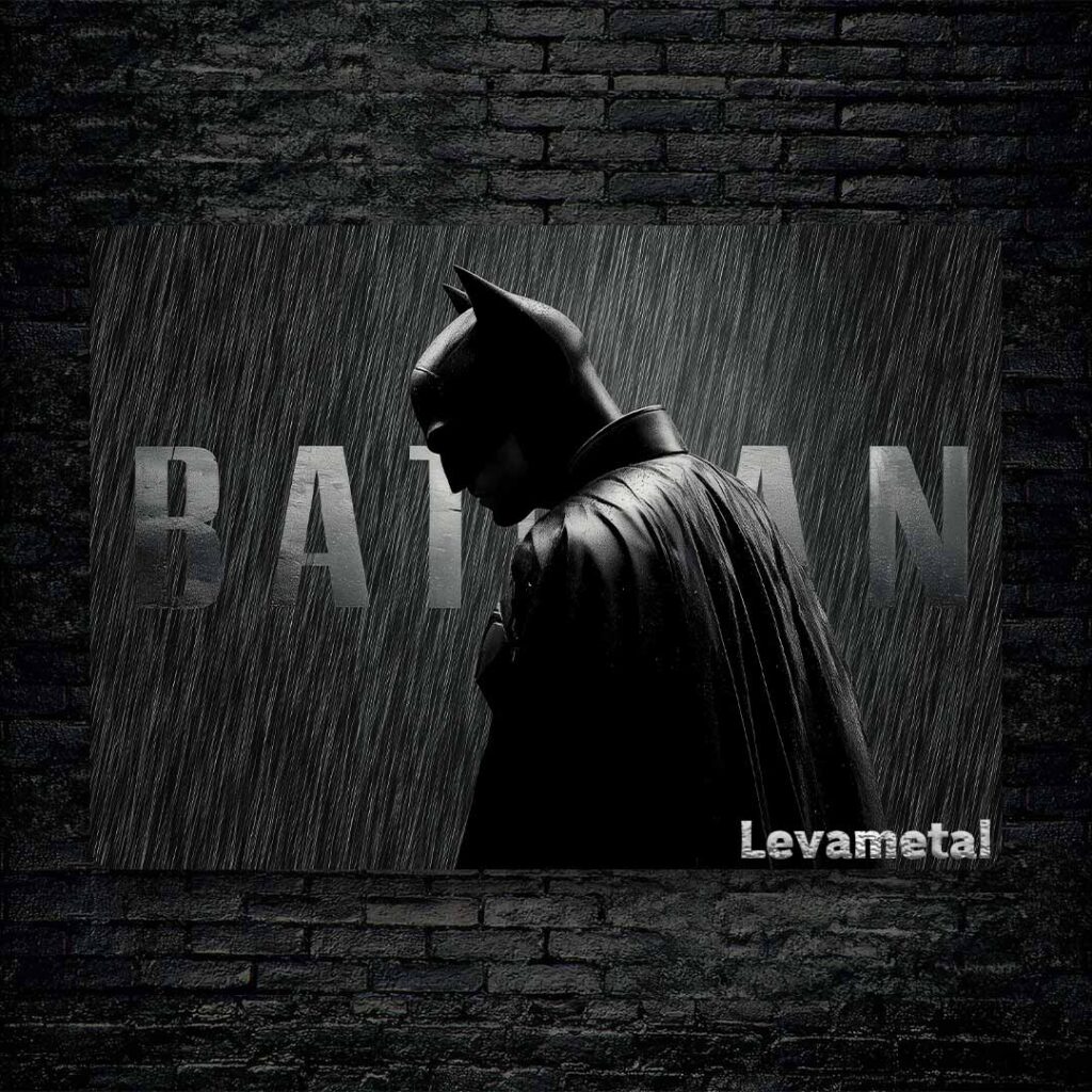 متال پوستر بت من Batman