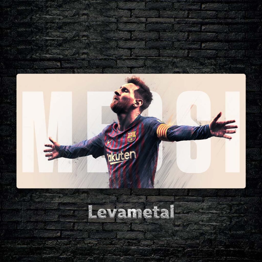متال پوستر مسی Messi