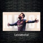 متال پوستر مسی Messi
