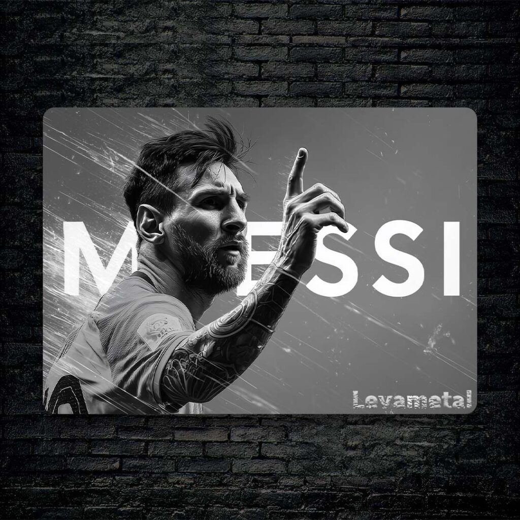 متال پوستر مسی Messi