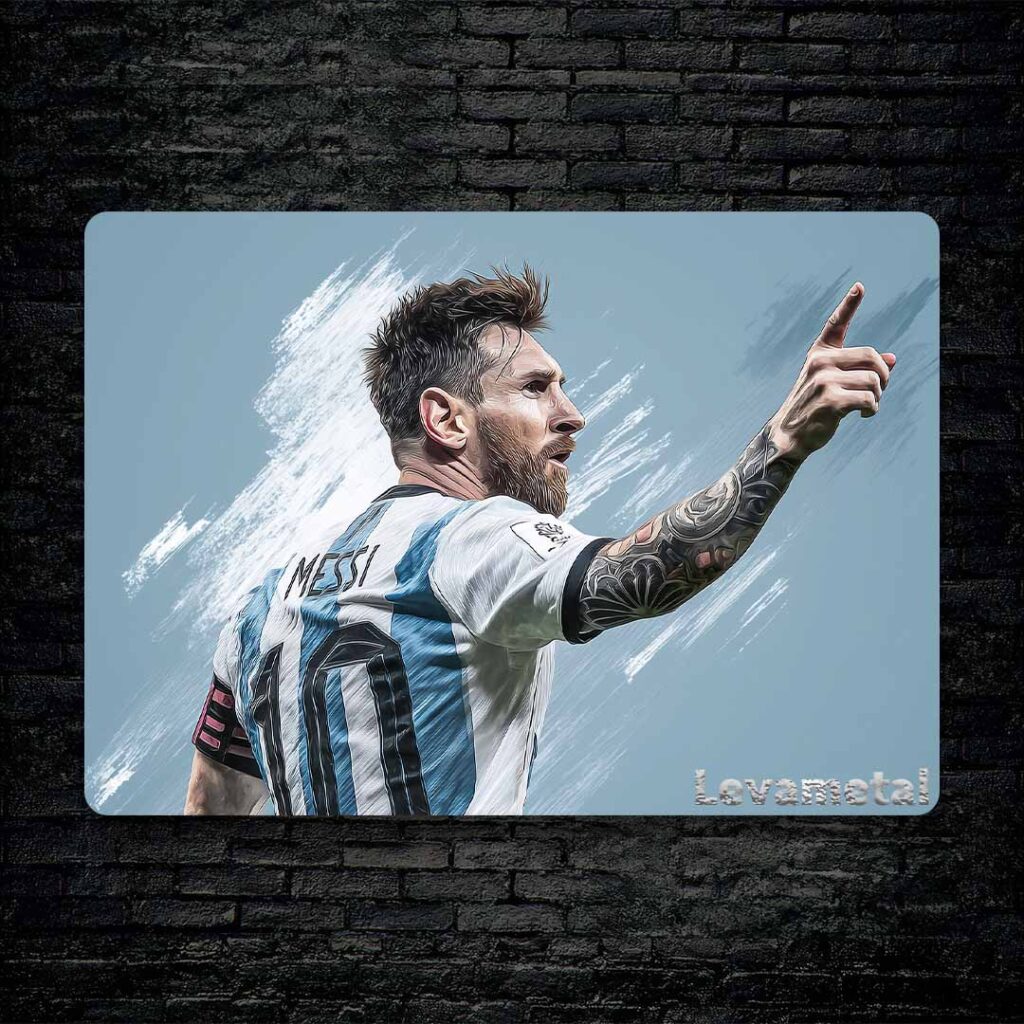 متال پوستر مسی Messi