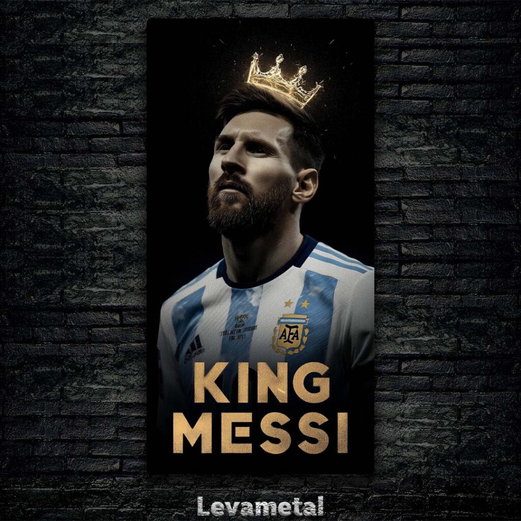 متال پوستر مسی Messi