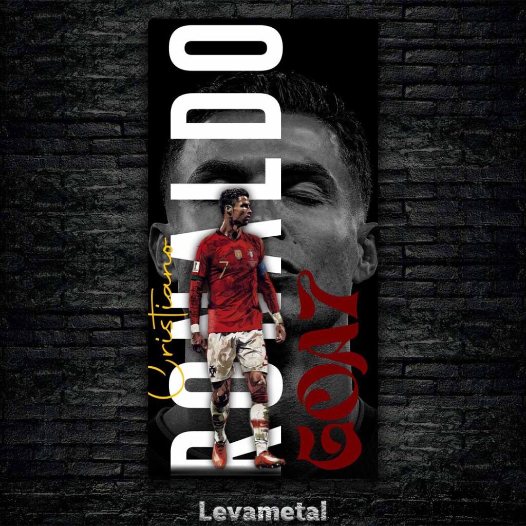 متال پوستر رونالدو ronaldo