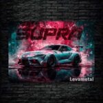 متال پوستر ماشین toyota