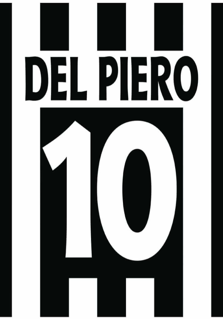 متال پوستر دل پیرو Del Piero با کد A-892