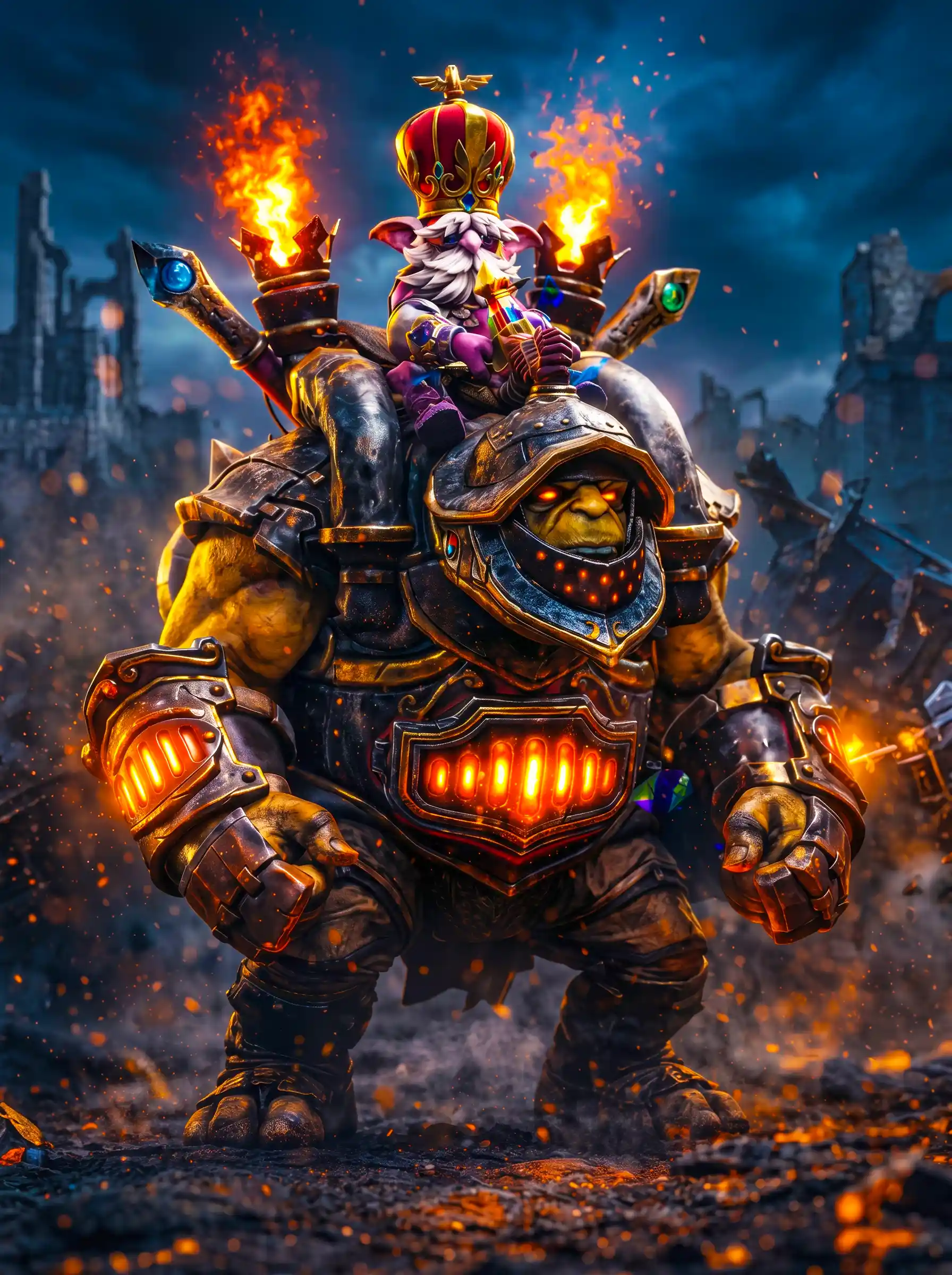 متال پوستر alchemist از گیم دوتا2 dota2