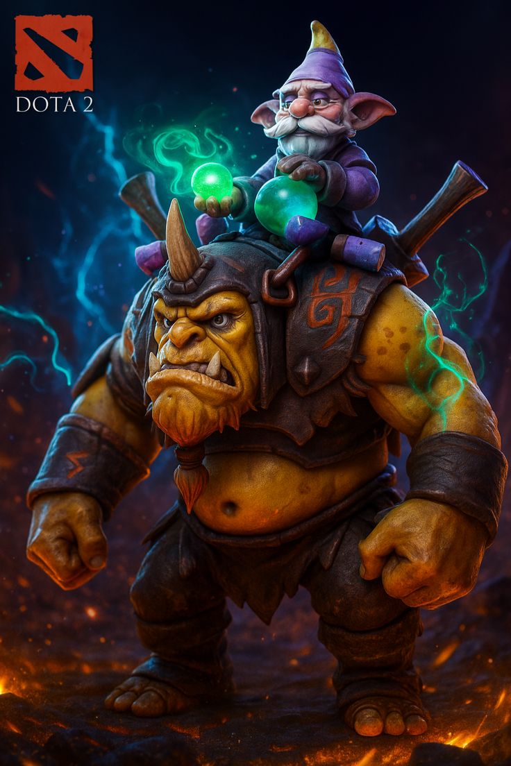 متال پوستر alchemist از گیم دوتا2 dota2