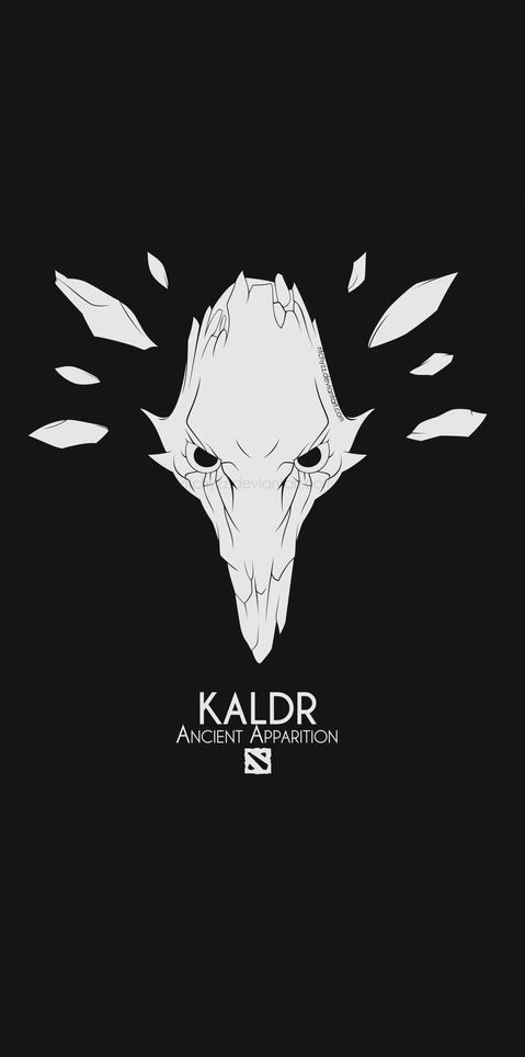 متال پوستر ancient apparition از گیم دوتا2 dota2
