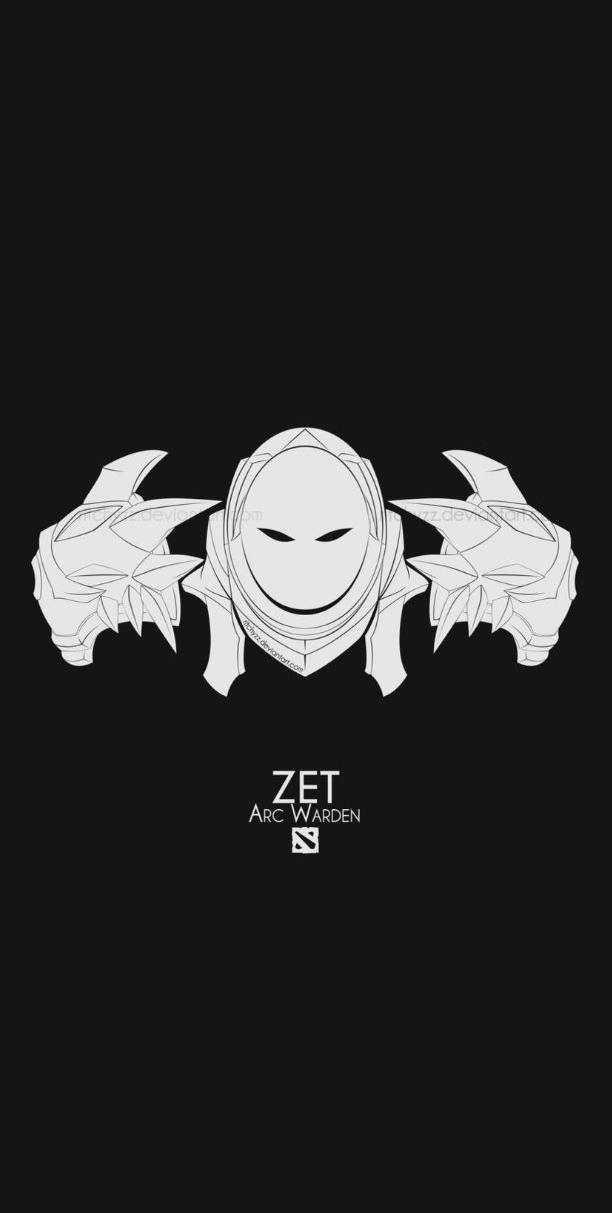 متال پوستر arc warden از گیم دوتا2 dota2
