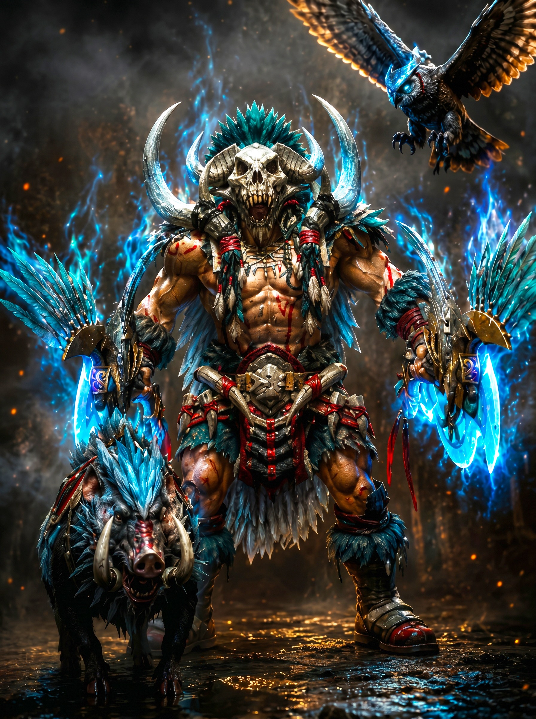 متال پوستر beast master از گیم دوتا2 dota2