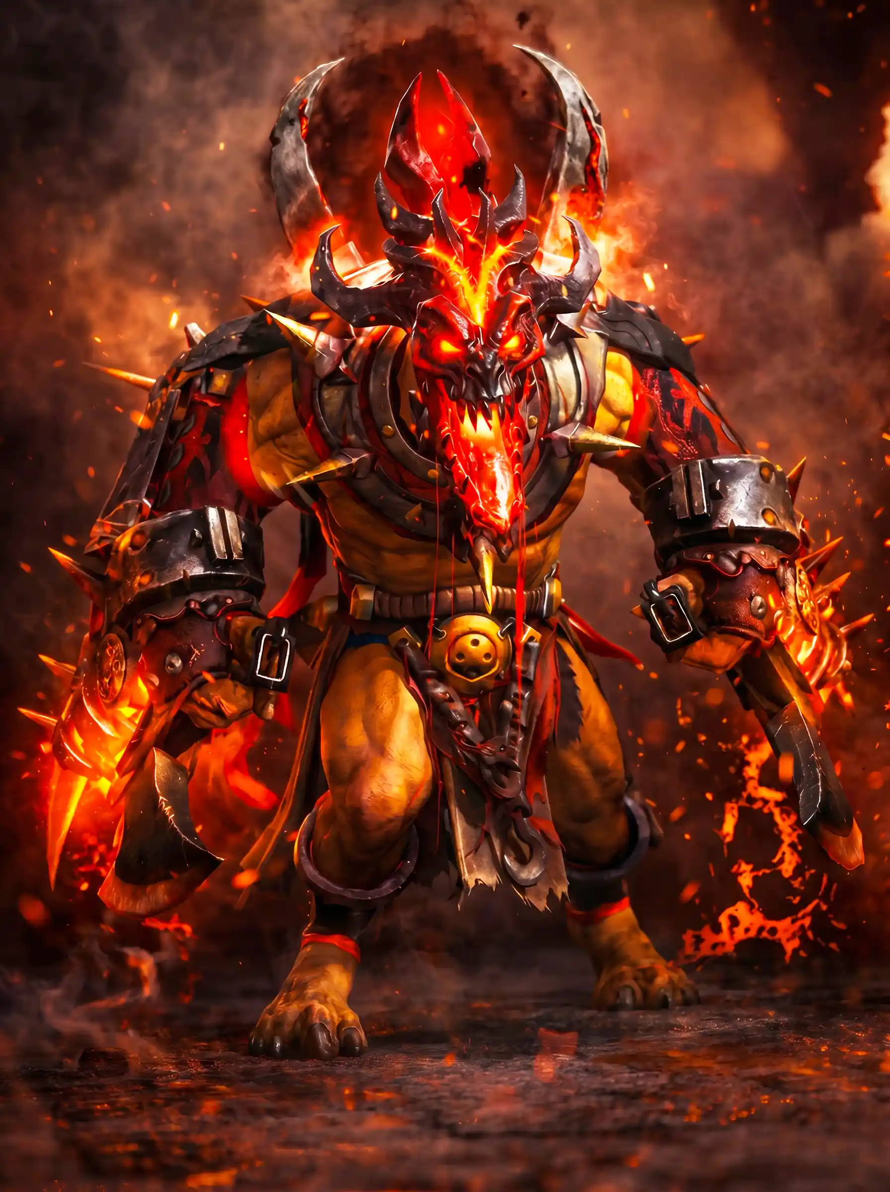 متال پوستر blood seeker از گیم دوتا2 dota2