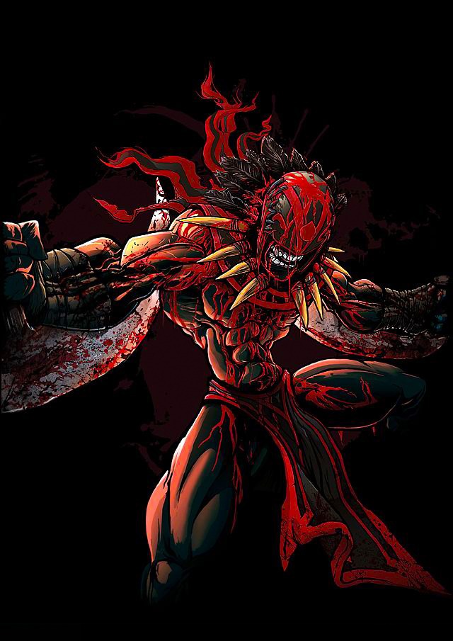 متال پوستر blood seeker از گیم دوتا2 dota2
