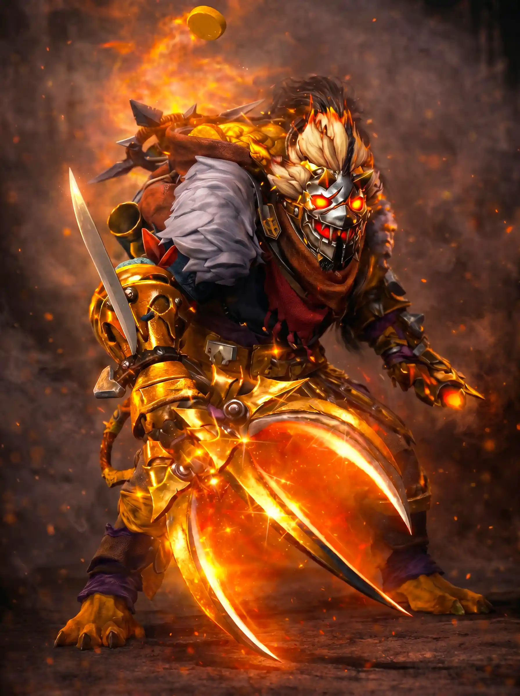 متال پوستر bounty hunter از گیم دوتا2 dota2