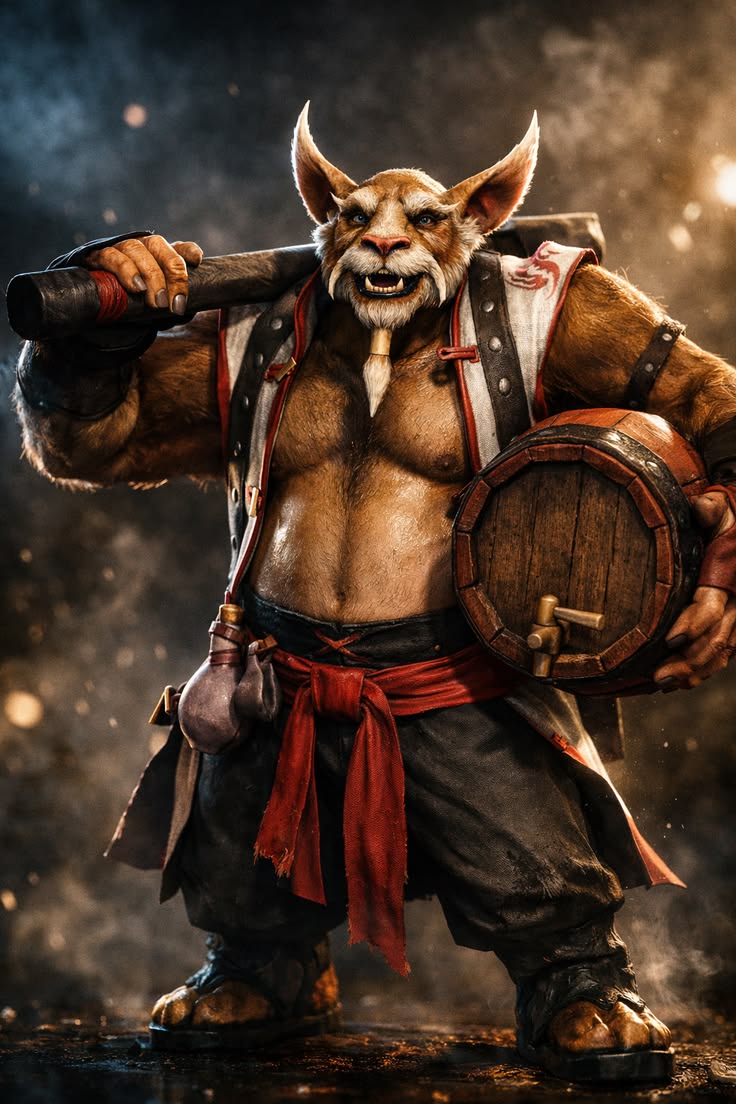 متال پوستر brewmaster از گیم دوتا2 dota2