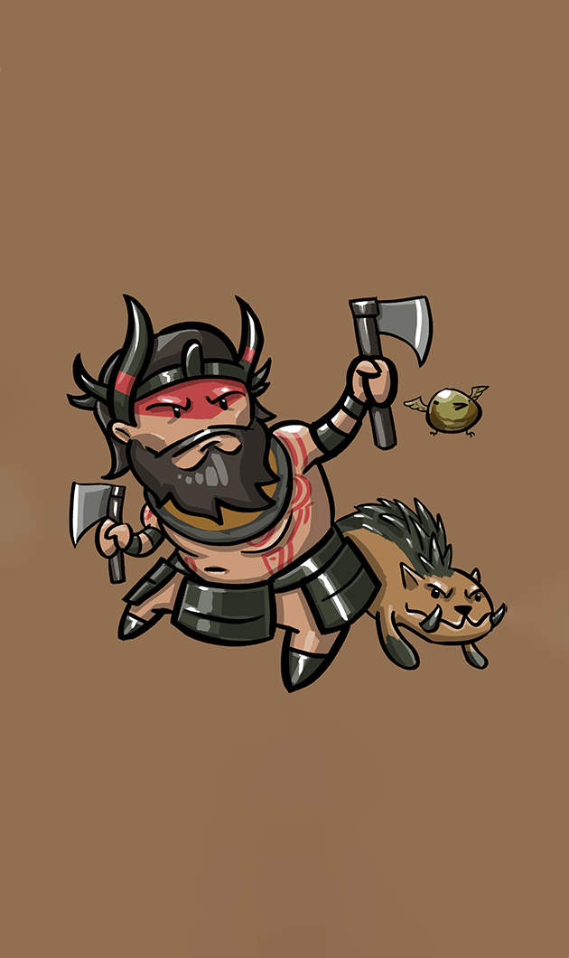 متال پوستر beastmaster از گیم دوتا2 dota2