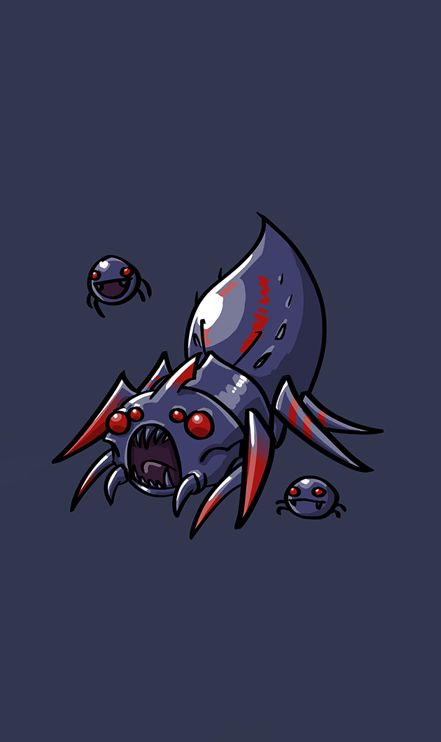 متال پوستر broodmother از گیم دوتا2 dota2