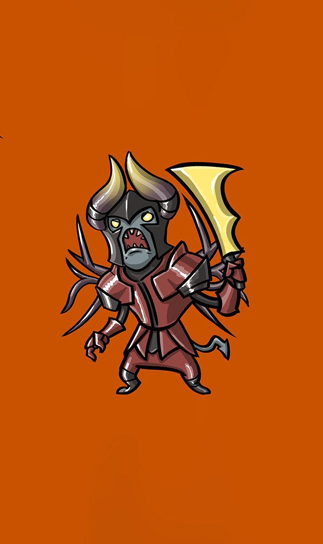 متال پوستر doom از گیم دوتا2 dota2