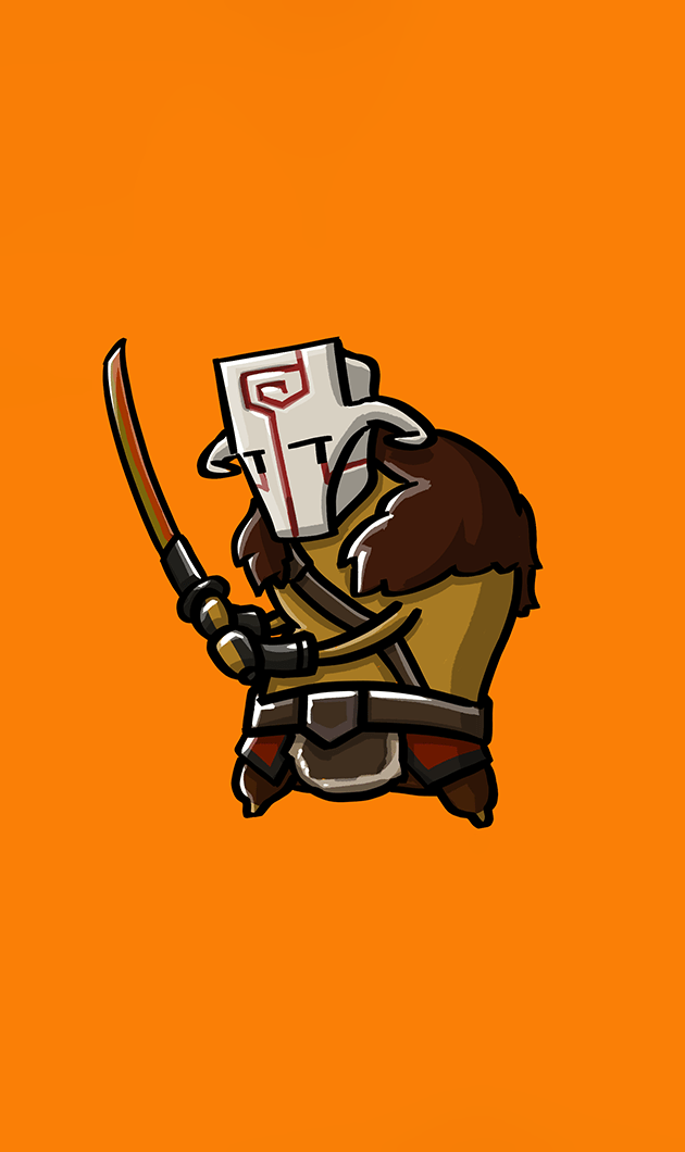 متال پوستر juggernaut از گیم دوتا2 dota2