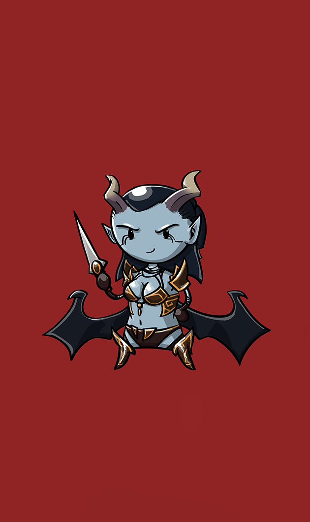 متال پوستر queen of pain از گیم دوتا2 dota2