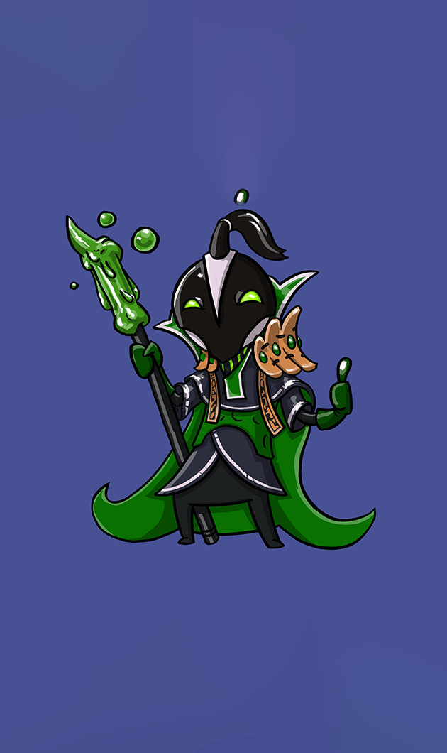متال پوستر rubick از گیم دوتا2 dota2