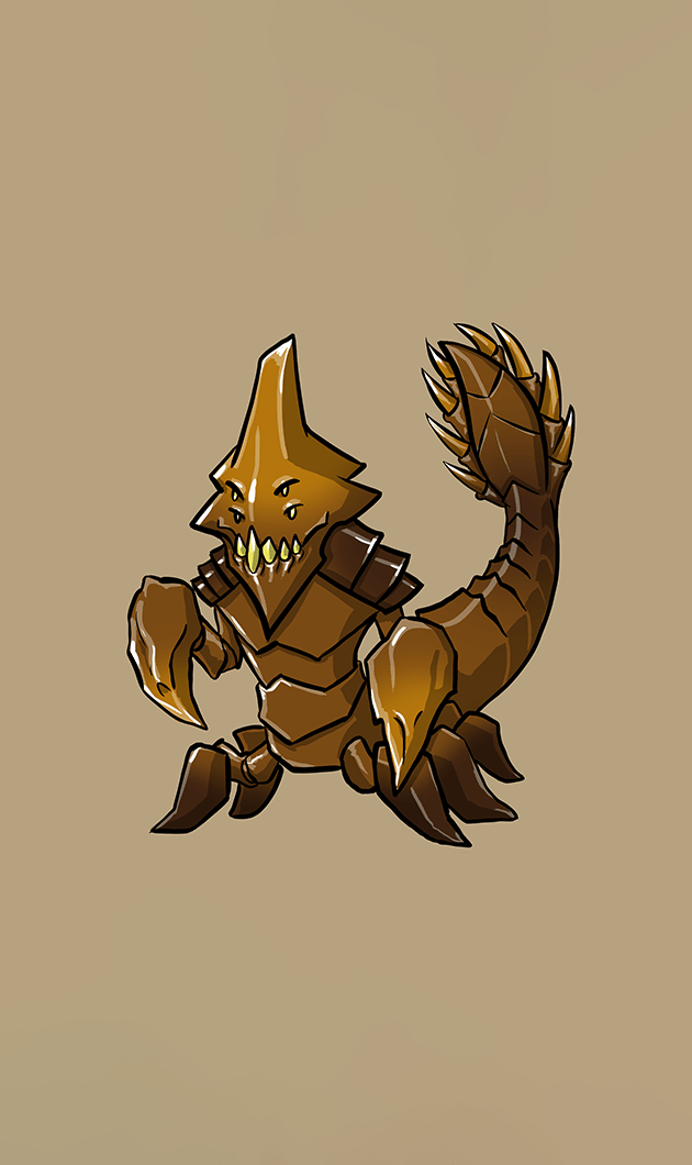 متال پوستر sand king از گیم دوتا2 dota2