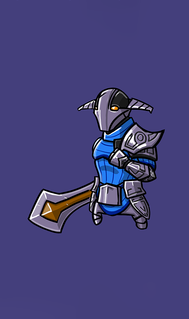 متال پوستر sevn از گیم دوتا2 dota2