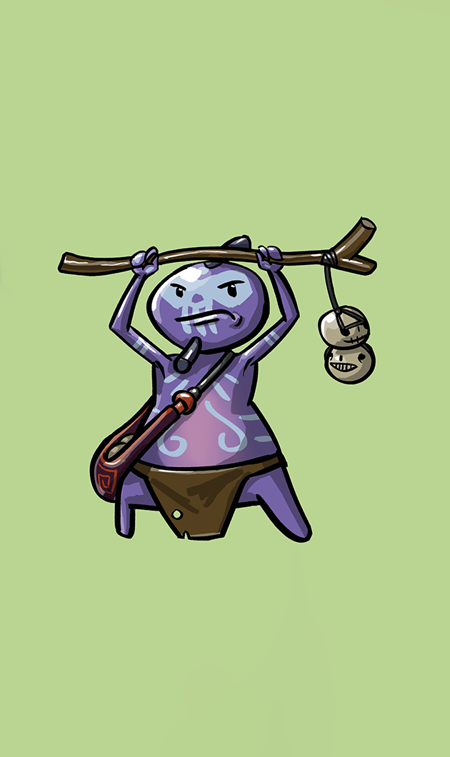 متال پوستر witch doctor از گیم دوتا2 dota2