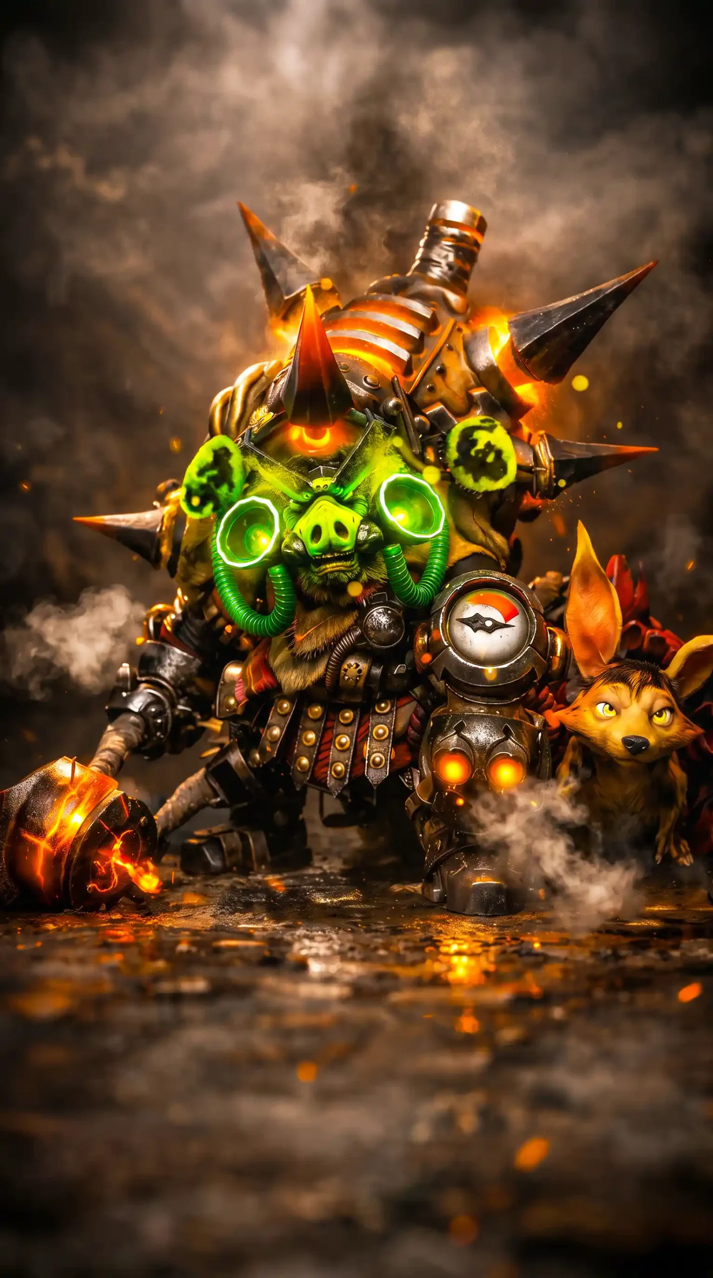 متال پوستر Bristleback از گیم دوتا2 dota2
