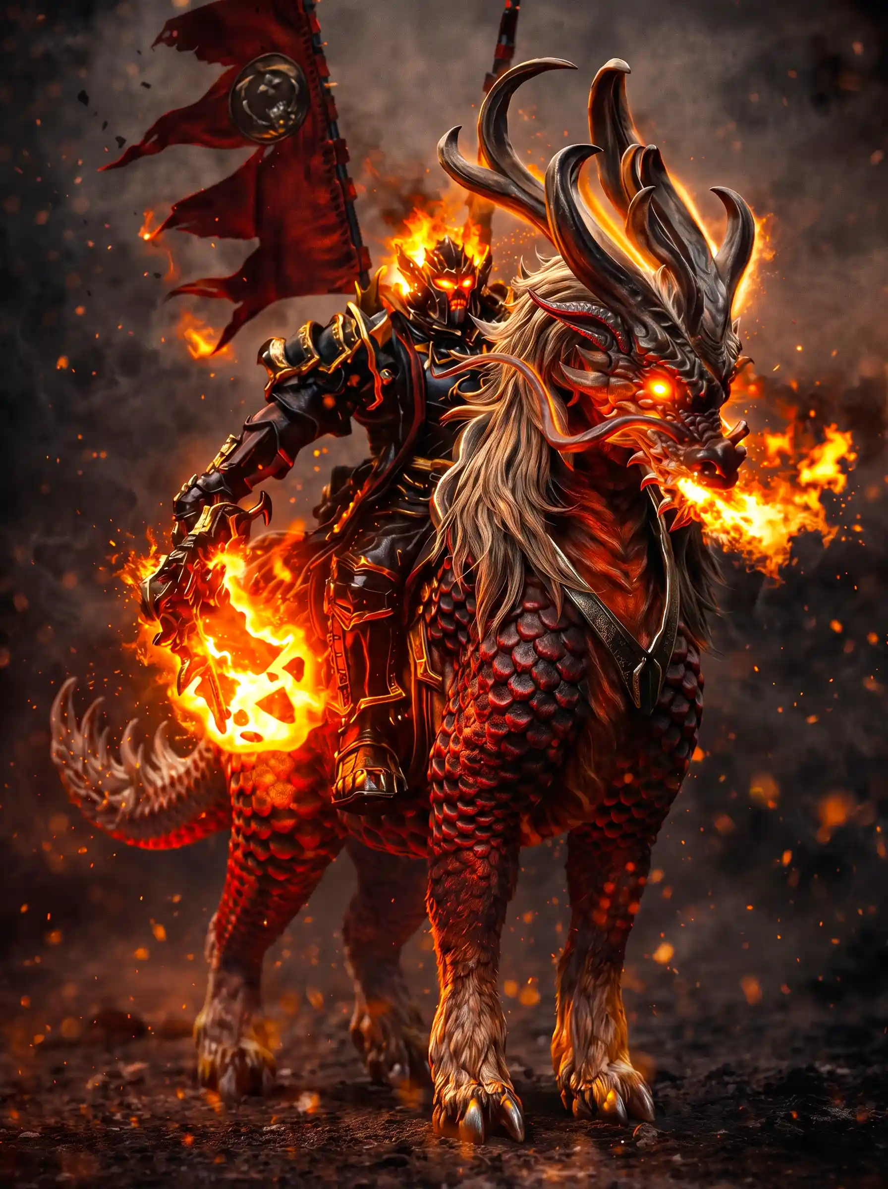 متال پوستر chaos knight از گیم دوتا2 dota2